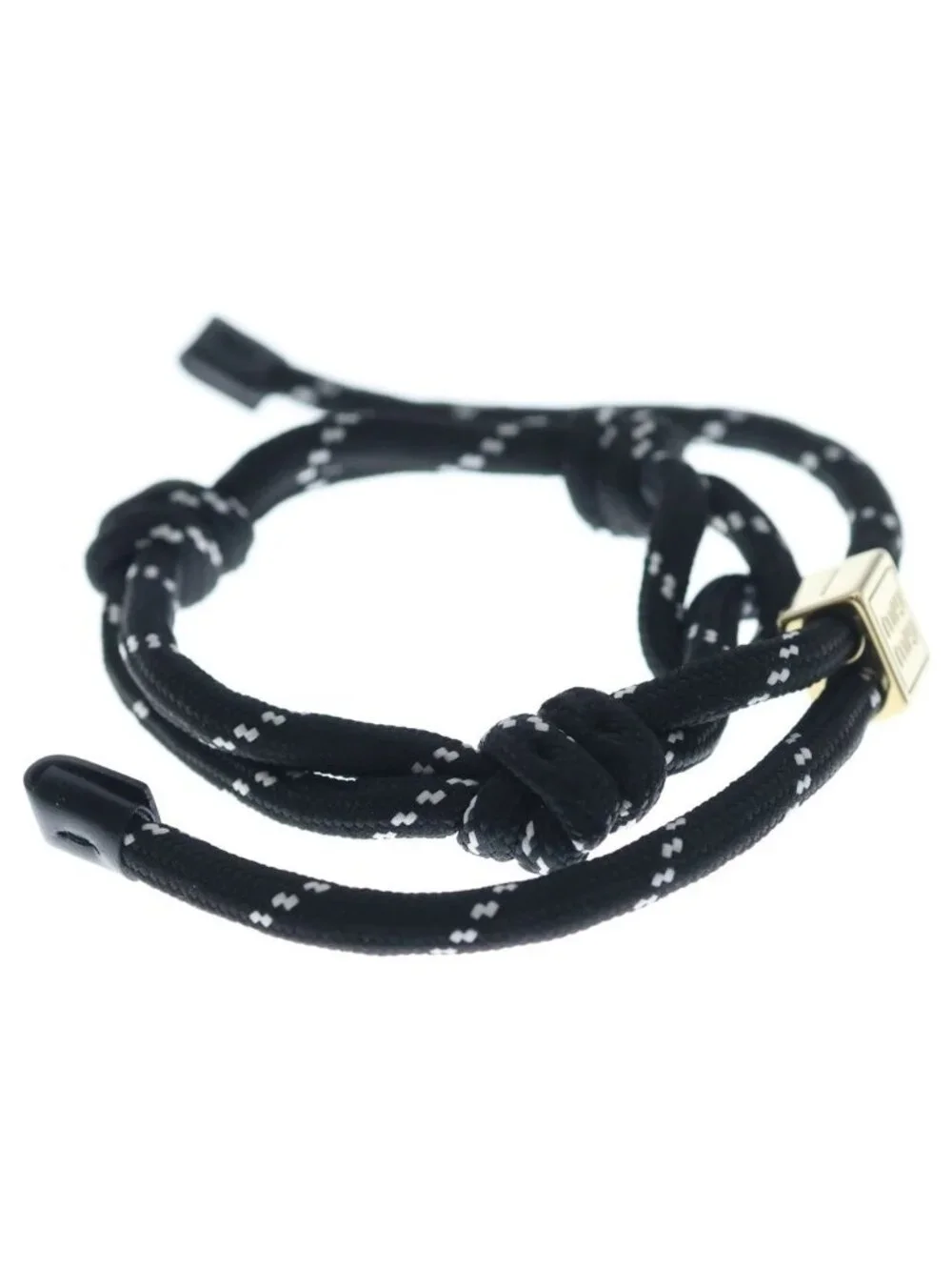 Miu Miu Code Bracelet Silk Black
